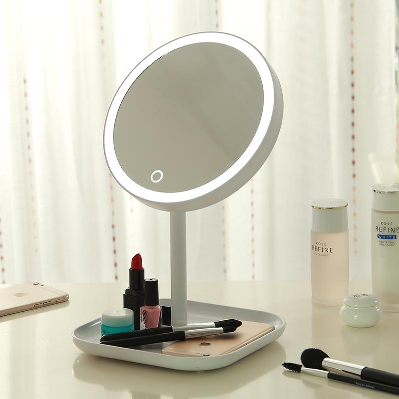 Two Panel LED Lighted Makeup Mirror